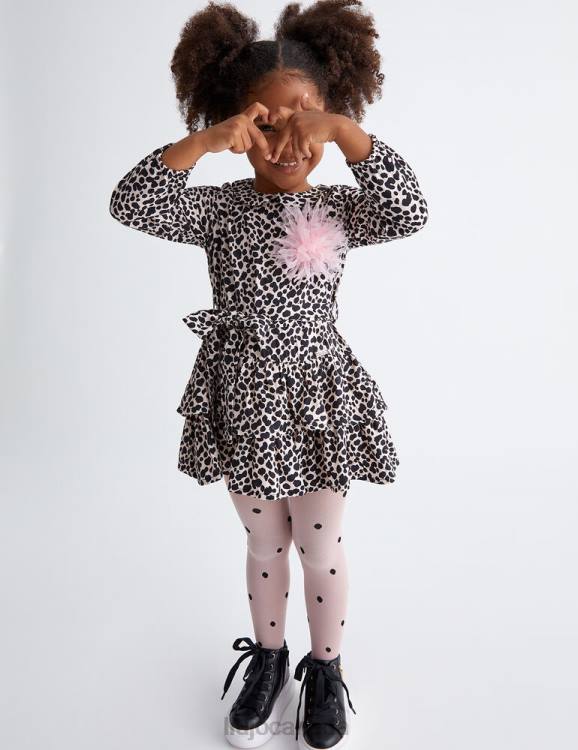 Clothing Liu Jo Eco-Friendly Animal-Print Dress Kids F6063261