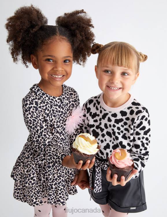 Clothing Liu Jo Eco-Friendly Animal-Print Dress Kids F6063261