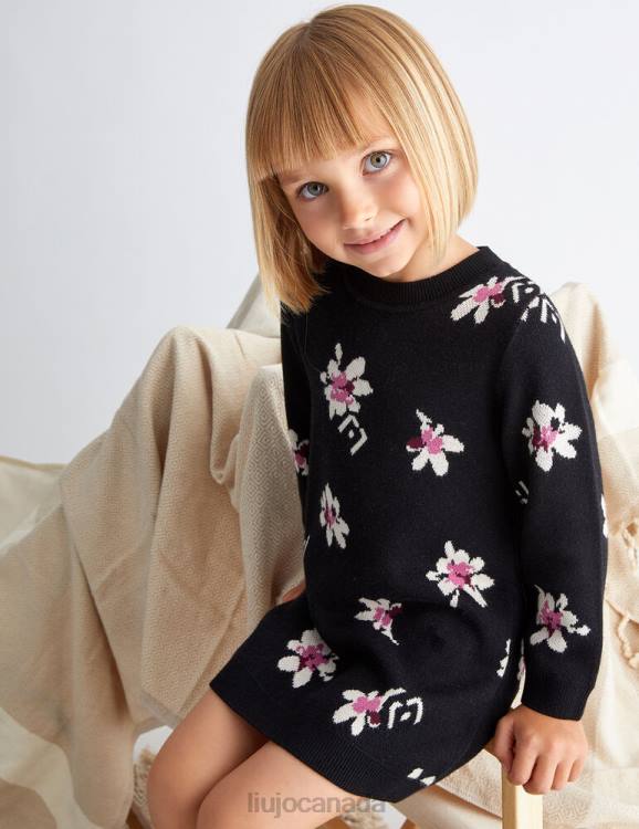 Clothing Liu Jo Floral Knit Dress Kids F6063269