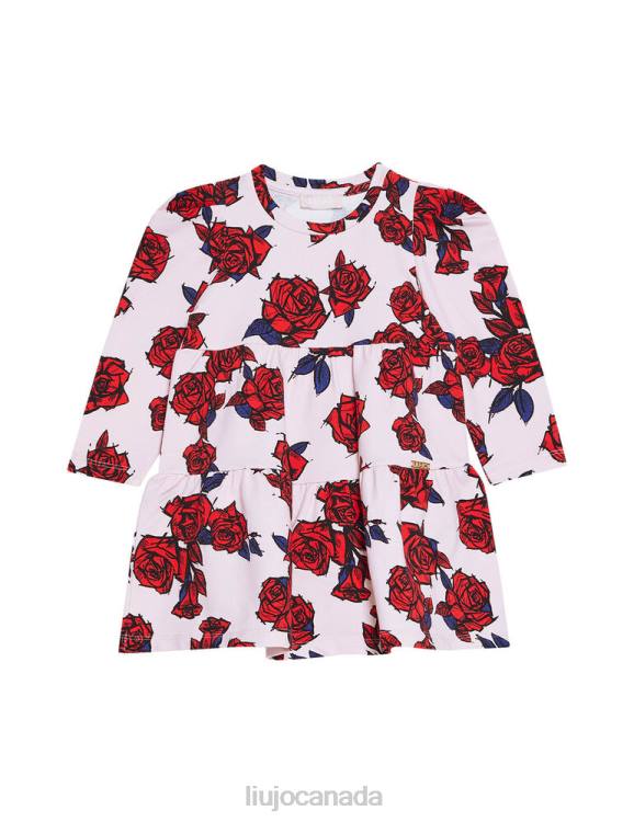 Clothing Liu Jo Plush Dress With Roses Kids F6063463