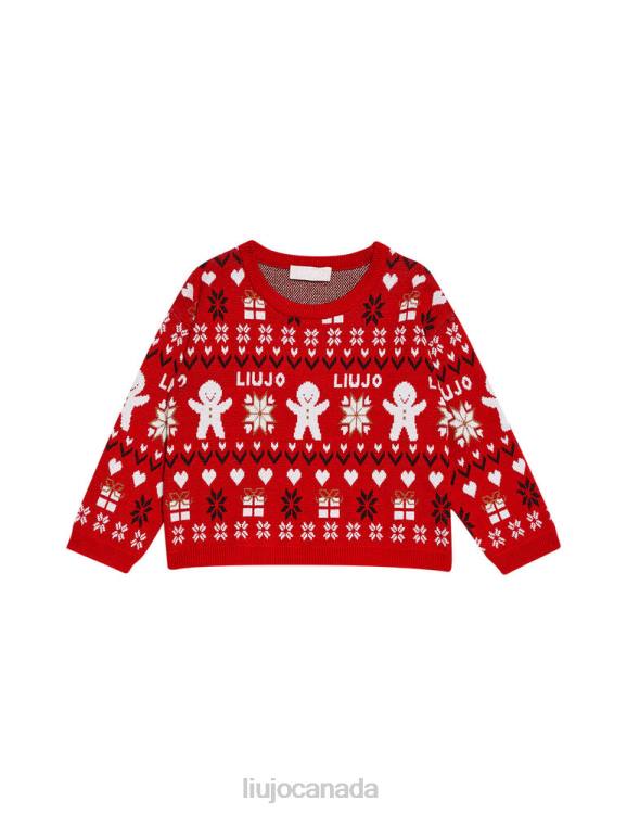 Clothing Liu Jo Christmas Jacquard Sweater Kids F6063455