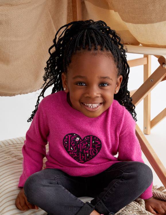 Clothing Liu Jo Eco-Friendly Jumper With Heart Kids F6063263