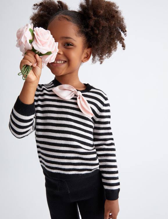 Clothing Liu Jo Eco-Friendly Striped Sweater Kids F6063251