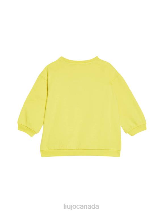 Clothing Liu Jo Sweatshirt With Bows And Glitter Print Kids F6063471