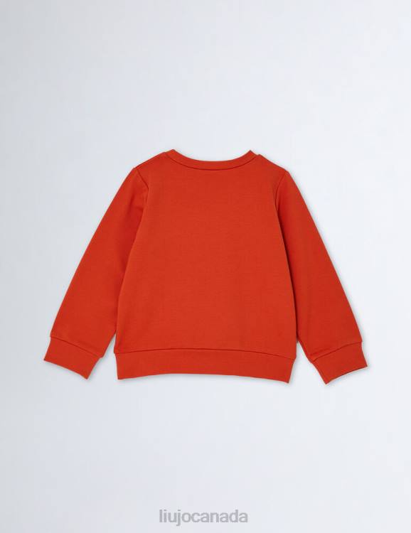 Clothing Liu Jo Sweatshirt With Logo And Gemstones Kids F6063234