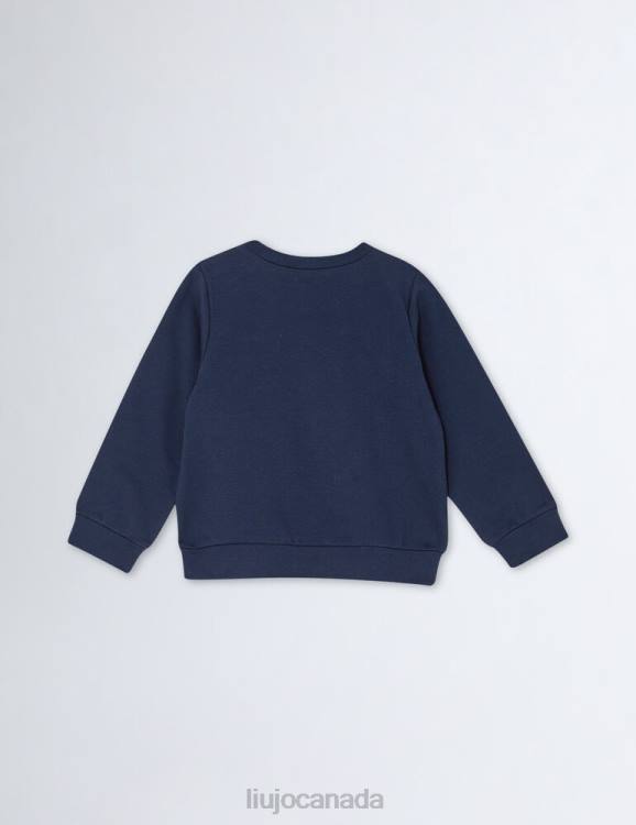Clothing Liu Jo Sweatshirt With Logo And Gemstones Kids F6063310