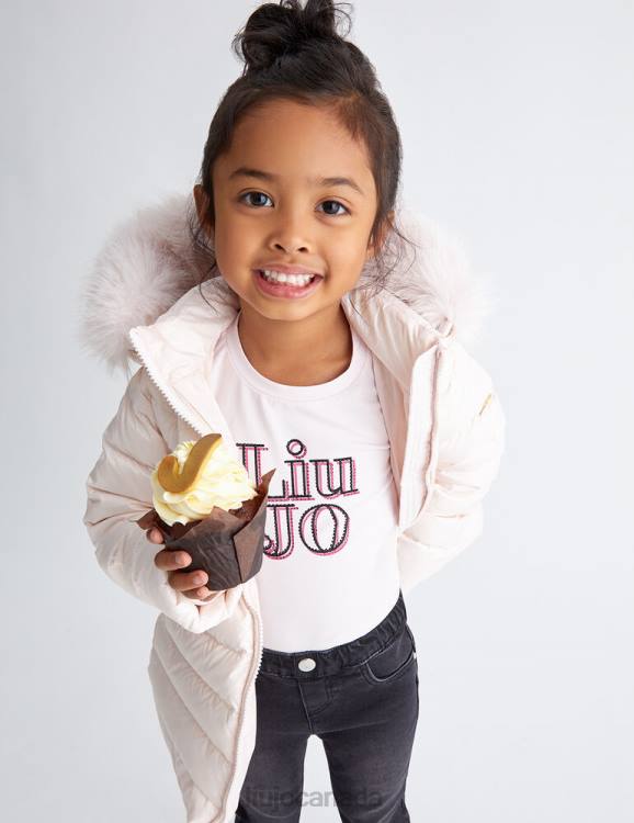 Clothing Liu Jo T-Shirt With Logo And Gemstones Kids F6063272