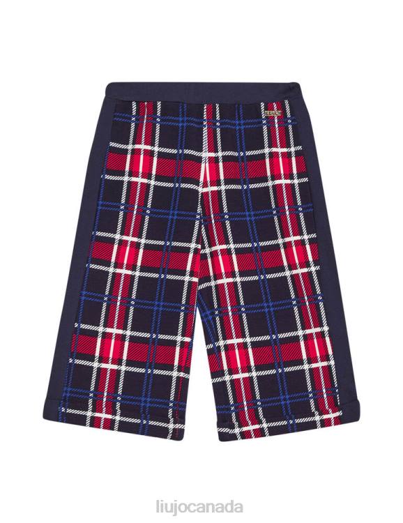 Clothing Liu Jo Check Jersey Trousers Kids F6063451
