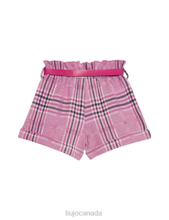 Clothing Liu Jo Check Shorts With Belt Kids F6063468
