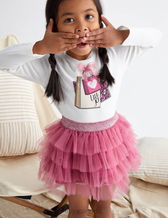 Clothing Liu Jo Jersey Skirt With Tulle Kids F6063270