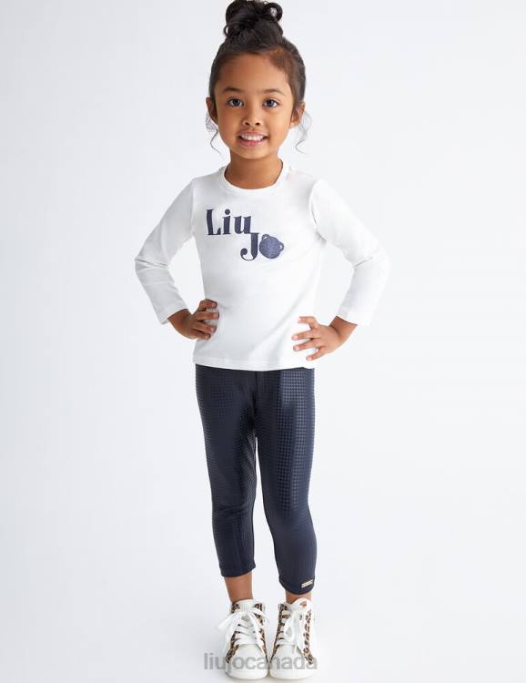 Clothing Liu Jo Shiny Jersey Trousers Kids F6063284