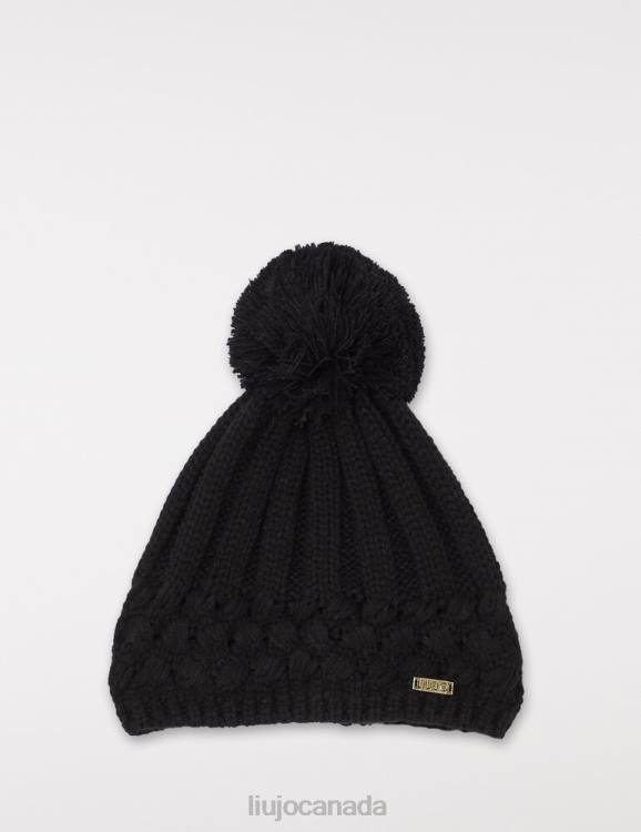 Accessories Liu Jo Beanie With Pom Pom Kids F6063360