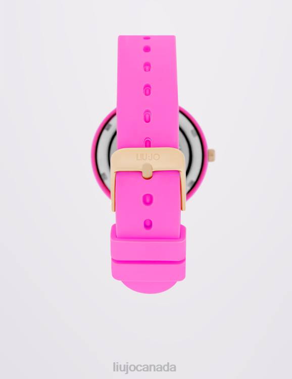 Accessories Liu Jo Fuchsia Silicone Watch Kids F6063404