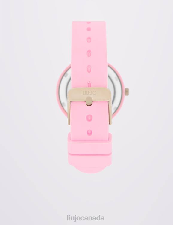 Accessories Liu Jo Pink Silicone Watch Kids F6063403