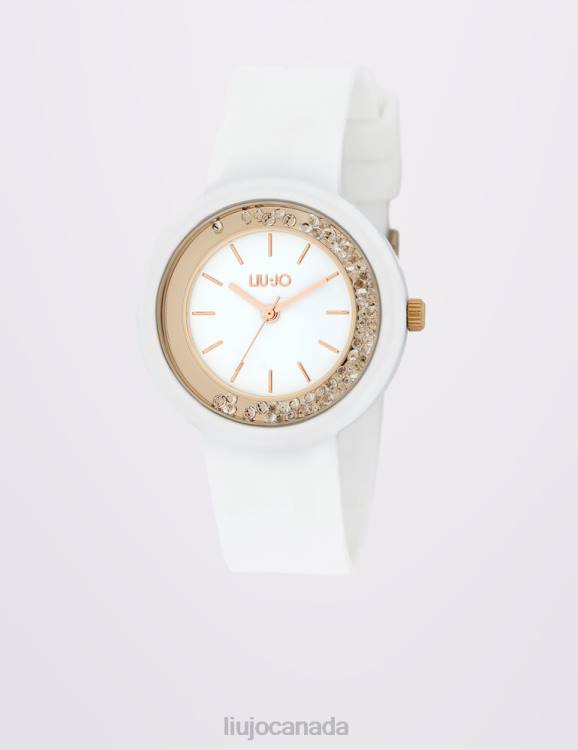Accessories Liu Jo White Silicone Watch Kids F6063407