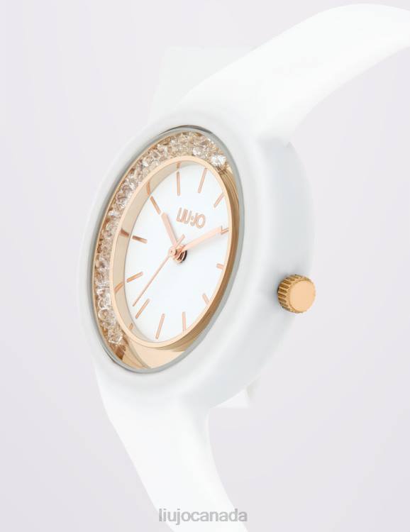 Accessories Liu Jo White Silicone Watch Kids F6063407