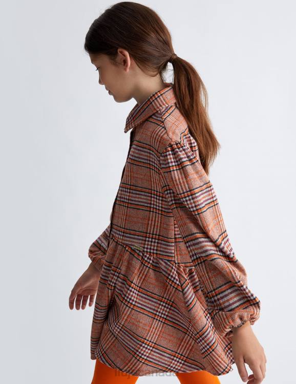 Clothing Liu Jo Check Shirt Dress Kids F6063341