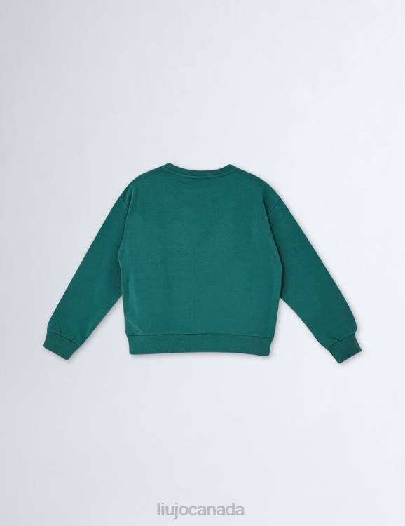 Clothing Liu Jo Sweatshirt With Logo And Gemstones Kids F6063330