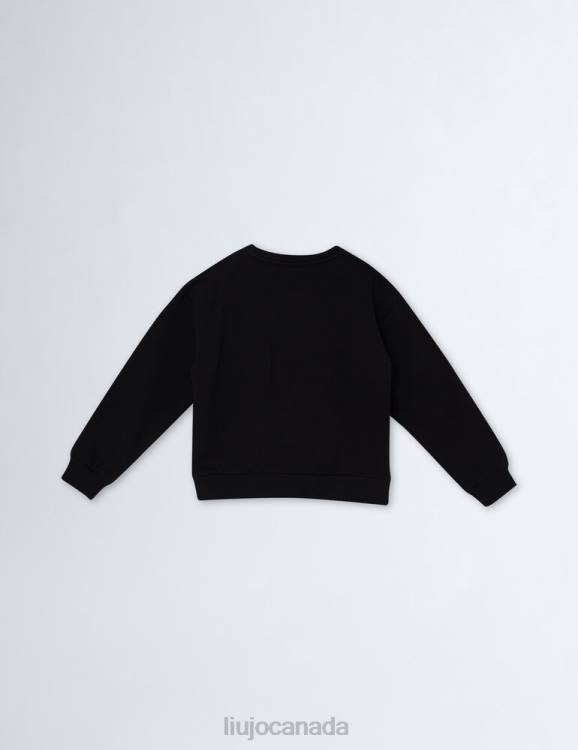 Clothing Liu Jo Sweatshirt With Logo And Gemstones Kids F6063336