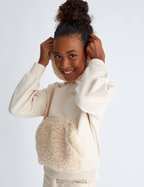 Clothing Liu Jo Sweatshirt With Soft Effect Details Kids F6063331