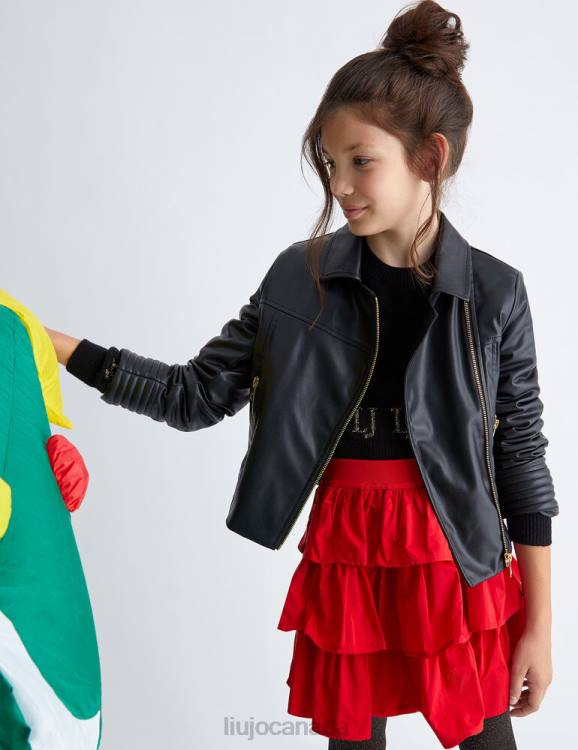 Clothing Liu Jo Coated Fabric Jacket Kids F6063335