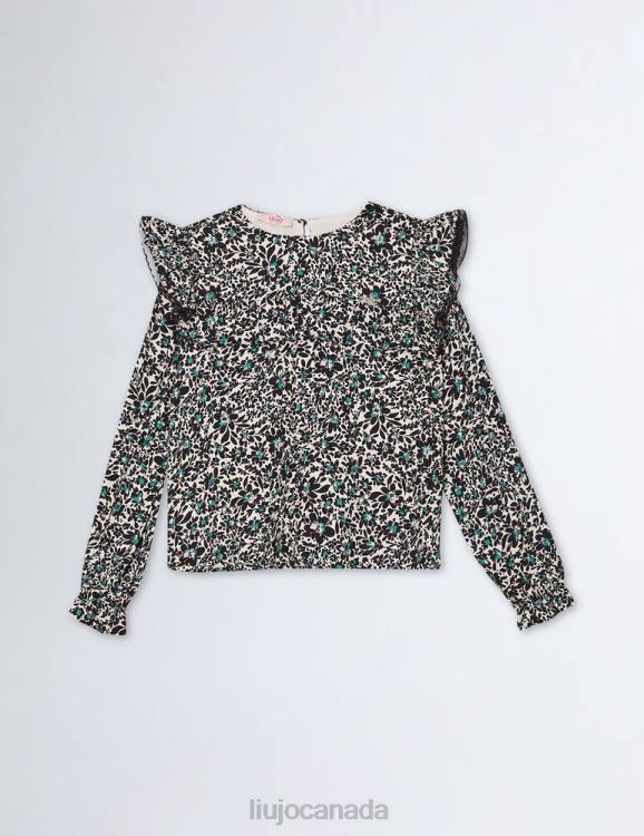 Clothing Liu Jo Eco-Friendly Floral Blouse Kids F6063324