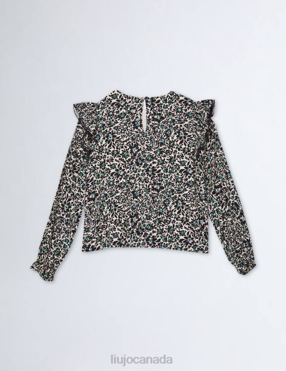 Clothing Liu Jo Eco-Friendly Floral Blouse Kids F6063324