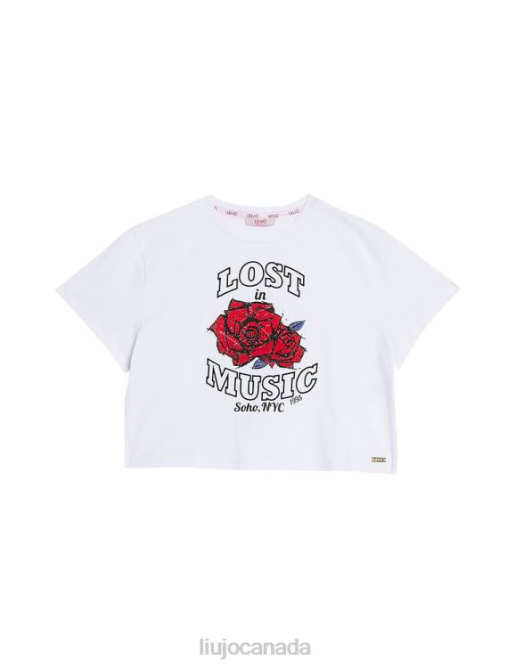 Clothing Liu Jo Jersey T-Shirt With Print Kids F6063473