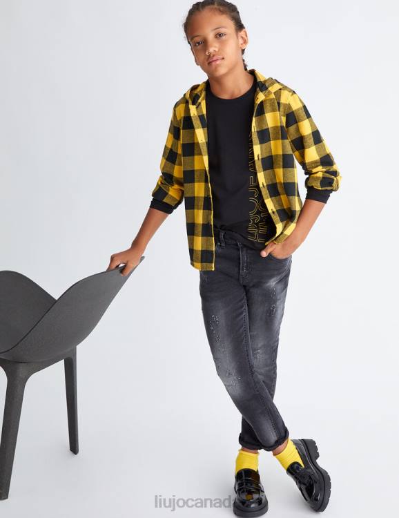 Clothing Liu Jo Oversized Flannel Shirt Kids F6063428