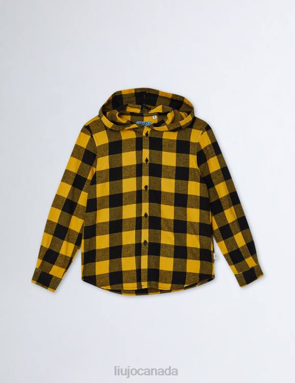 Clothing Liu Jo Oversized Flannel Shirt Kids F6063428