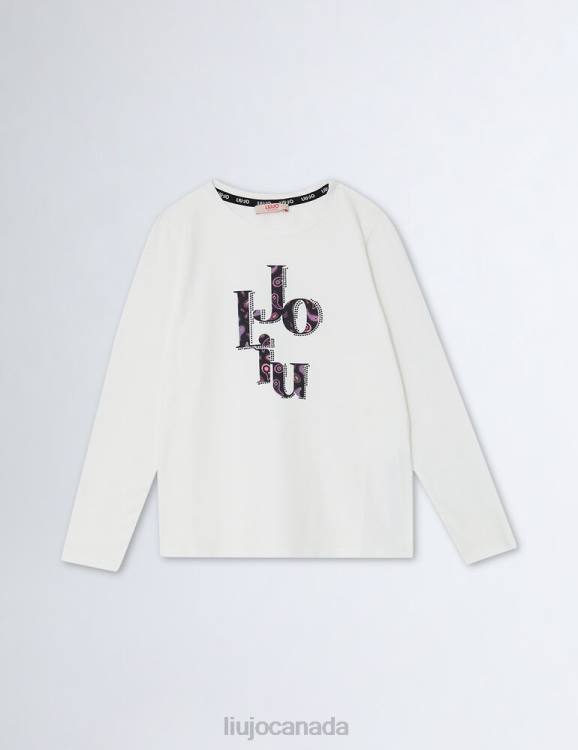 Clothing Liu Jo T-Shirt With Logo And Gemstones Kids F6063364