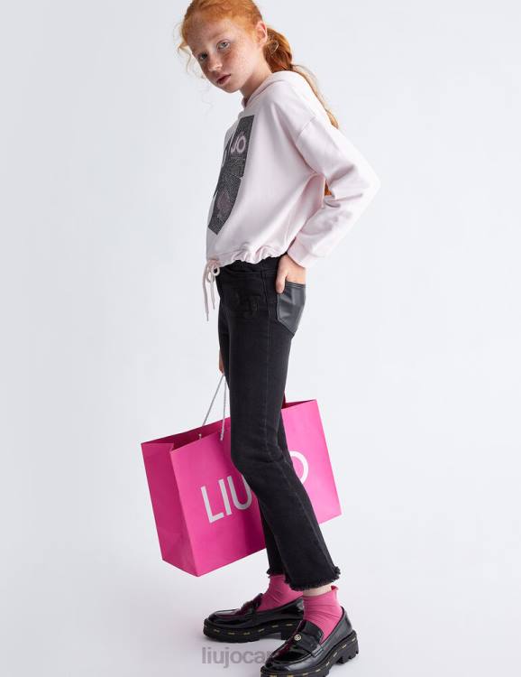 Clothing Liu Jo Black Eco-Friendly Jeans Kids F6063349