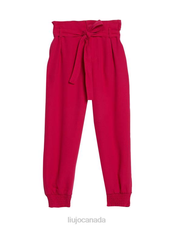 Clothing Liu Jo Crepe Trousers With Belt Kids F6063446