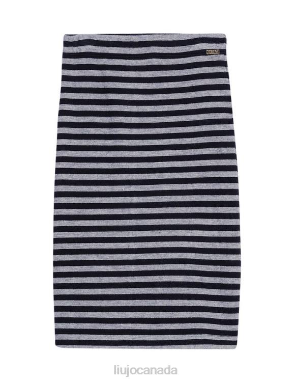 Clothing Liu Jo Striped Jersey Skirt Kids F6063453