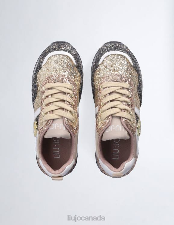Shoes Liu Jo Platform Sneakers With Glitter Kids F6063283