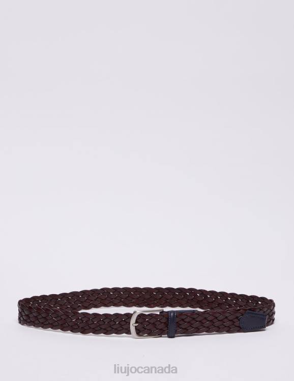 Accessories Liu Jo Leather Braided Belt Men F6063176