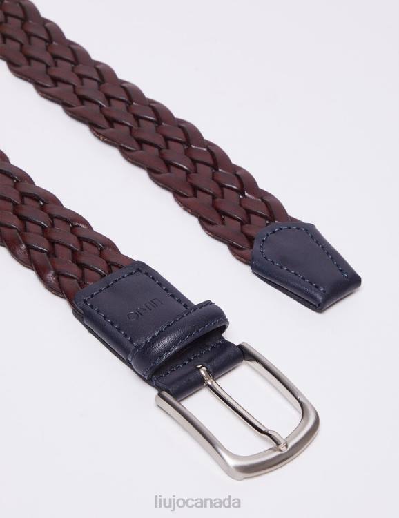 Accessories Liu Jo Leather Braided Belt Men F6063176