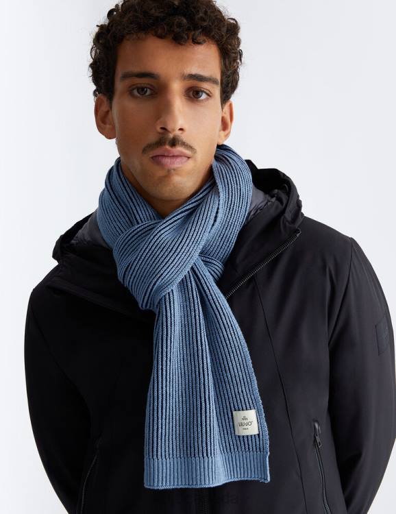 Accessories Liu Jo Cotton And Wool Scarf Men F6062409