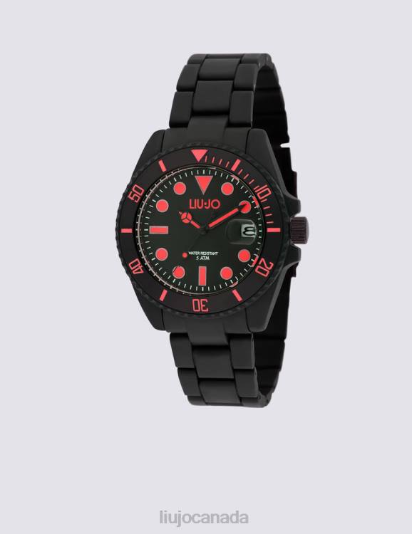 Accessories Liu Jo Black Bioceramic Watch Men F6063181