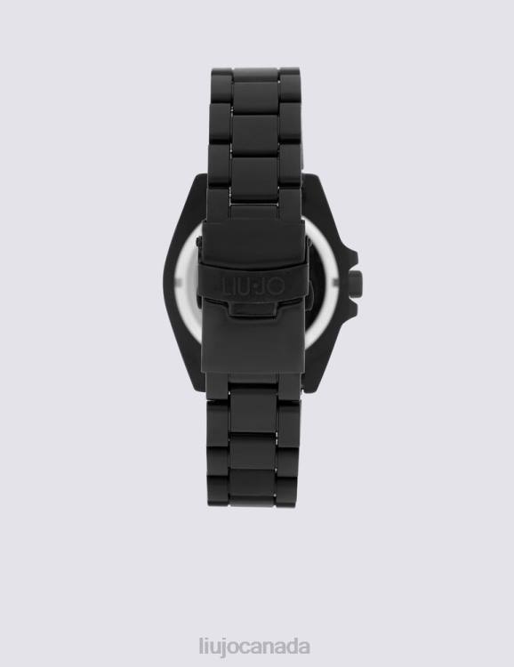 Accessories Liu Jo Black Bioceramic Watch Men F6063181