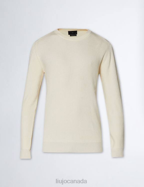 Clothing Liu Jo Cotton And Wool-Blend Pullover Men F6063023