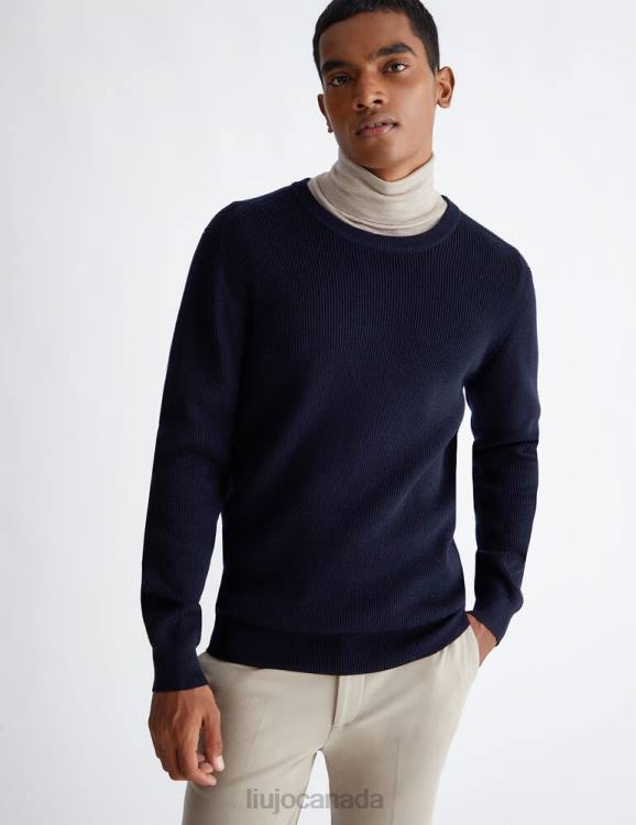 Clothing Liu Jo Cotton And Wool-Blend Pullover Men F6063056