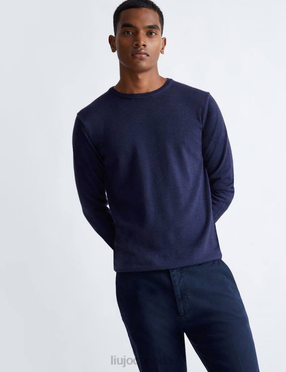 Clothing Liu Jo Slim Fit Wool Sweater Men F6063069