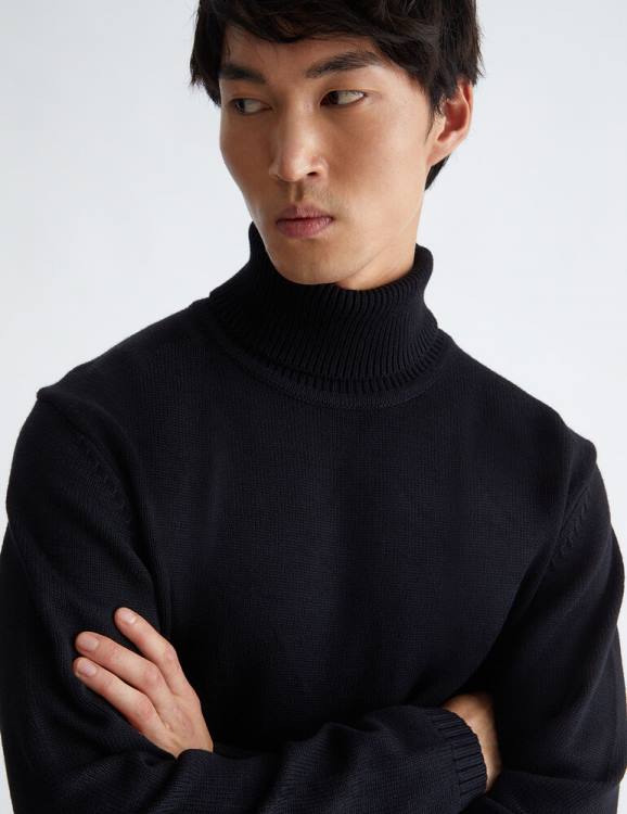 Clothing Liu Jo Turtleneck In Cotton And Wool Men F6062976
