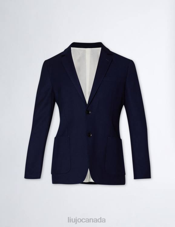 Clothing Liu Jo Elegant Wool Blend Jacket Men F6062958