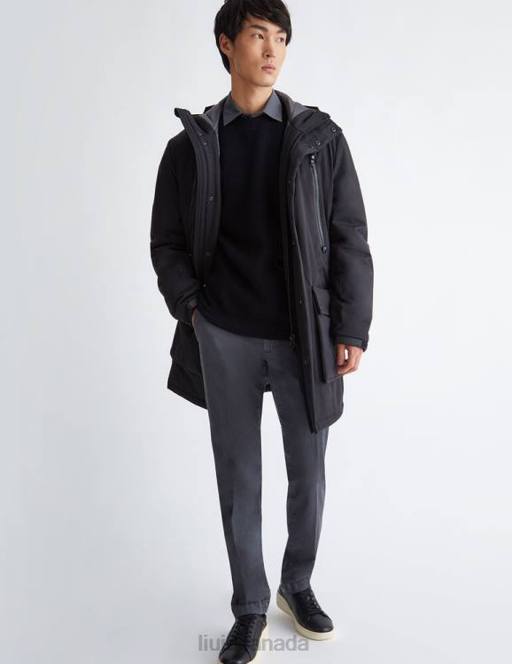 Clothing Liu Jo Parka With Sorona Padding Men F6063109