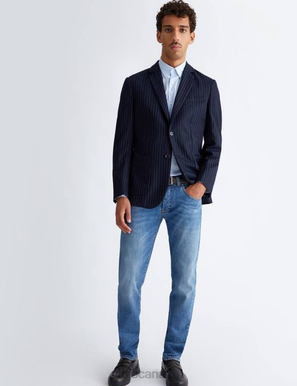 Clothing Liu Jo Pin Striped Regular Fit Blazer Men F6063061