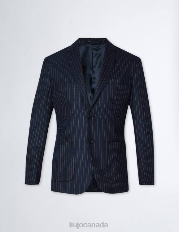 Clothing Liu Jo Pin Striped Regular Fit Blazer Men F6063061