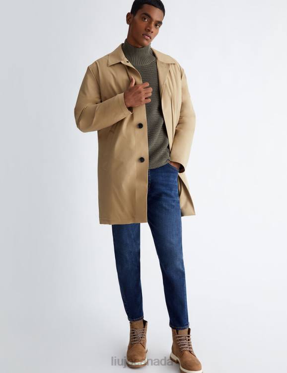 Clothing Liu Jo Trench Coat With Sorona Padding Men F6062940