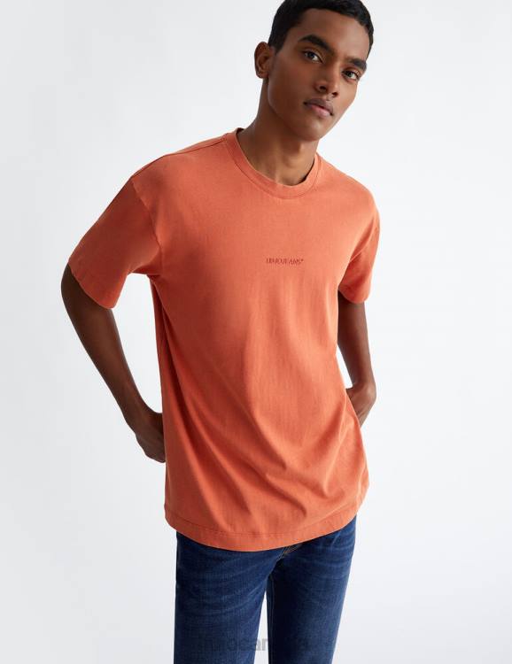 Clothing Liu Jo Red T-Shirt With Logo Men F6062895